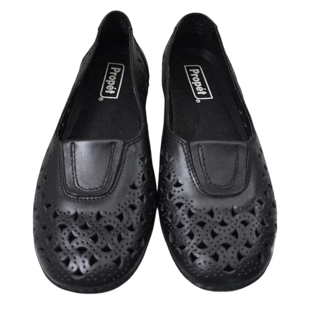 Propet black leather